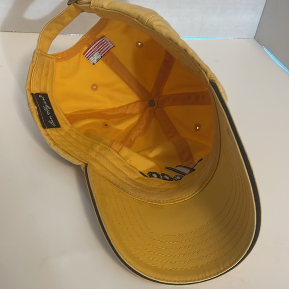 Ben Hogan baseball hat cap yellow strap adjustable golf embroidered - Picture 5 of 7